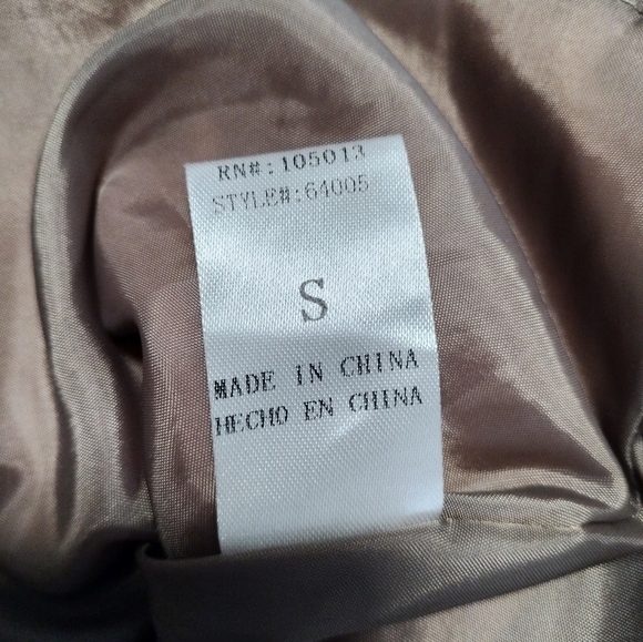 Anthropologie Andree by Unit Color Block Faux Suede Mini Skirt Size Small - Picture 7 of 8